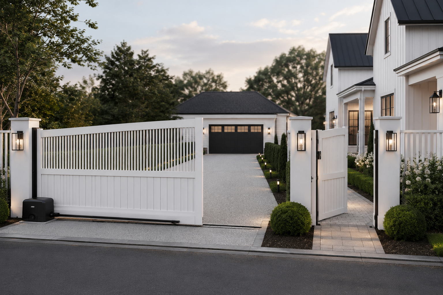 Residential fence installation